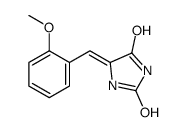5-(2-甲氧基苯基)亚甲基乙内酰脲 结构式