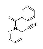 2-苯甲酰基-2,3-二氢-3-哒嗪甲腈 结构式