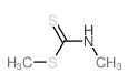 S,N-二甲基二硫代氨基甲酸酯 结构式