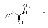 1,2-二甲基-2-异硫脲氢碘酸盐 结构式
