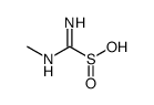 1-亚氨基-1-(甲氨基)甲亚磺酸 结构式
