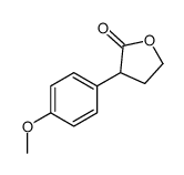 2(3H)-Furanone, dihydro-3-(4-methoxyphenyl)- 结构式