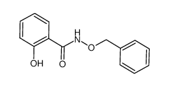 2-羟基-N-(苄氧基)苯甲酰胺 结构式