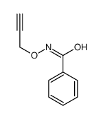 N-Benzoyl-O-(2-propinyl)-hydroxylamin 结构式