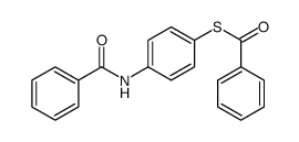 Benzenecarbothioic acid, S-[4-(benzoylamino)phenyl] ester 结构式