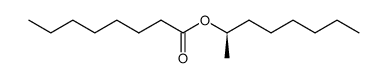 Octanoic acid, (1R)-1-methylheptyl ester 结构式