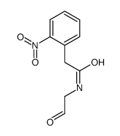 2-硝基-N-(2-氧代乙基)苯乙酰胺 结构式