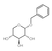 alpha-d-木吡喃糖苷苄酯 结构式