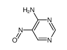 5-亚硝基-4-嘧啶胺 结构式