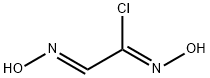 Ethanimidoyl chloride, N-hydroxy-2-(hydroxyimino)-, (1Z,2E)- 结构式
