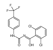 2,6-二氯-N-[[4-(三氟甲基)苯基]氨基甲酰基]苯甲酰胺 结构式