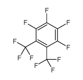 1,2,3,4-四氟-5,6-双(三氟甲基)苯 结构式