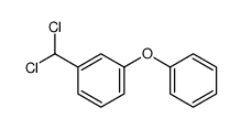 1-(dichloromethyl)-3-phenoxybenzene 结构式