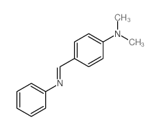 N-(4-二甲氨基苯亚甲基)苯胺 结构式