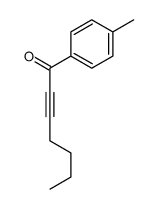 2-Heptyn-1-one, 1-(4-methylphenyl)- 结构式