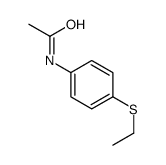 4-乙硫基乙酰苯胺 结构式