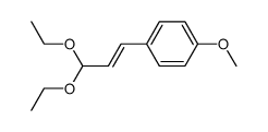 Benzene, 1-[(1Z)-3,3-diethoxy-1-propen-1-yl]-4-methoxy- 结构式