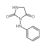 3-苯胺基-2,4-咪唑烷二酮 结构式