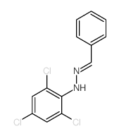 苯甲醛-2-(2,4,6-三氯苯基)腙 结构式