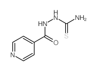 1-Isonicotinoyl(thiosemicarbazide) 结构式