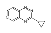 Pyrido[3,4-e]-1,2,4-triazine,3-cyclopropyl- 结构式