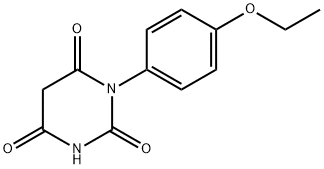 1-(4-乙氧基苯基)-2,4,6(1H,3H,5H)-嘧啶三酮 结构式