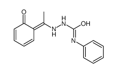 1-(2-hydroxyphenyl)ethanone N-phenylsemicarbazone 结构式