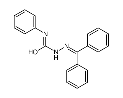 二苯亚甲基氨基甲酰基-N-苯基肼 结构式