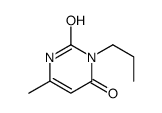 6-甲基-3-丙基尿嘧啶 结构式