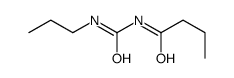 Butanamide, N-[(propylamino)carbonyl]- 结构式