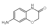 7-氨基-2H-1,4-苯并恶嗪-3(4H)-酮 结构式