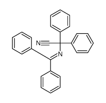 α-[(二苯亚甲基)氨基]-α-苯基苯乙腈 结构式