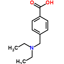 4-[(二乙氨基)甲基]苯甲酸 结构式