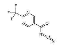6-(三氟甲基)吡啶-3-甲酰基叠氮 结构式