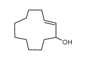 反式-2-环十二烯-1-醇 结构式