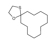 1-Oxa-4-thiaspiro[4.11]hexadecane 结构式