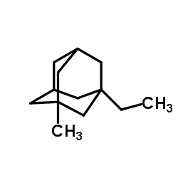 1-乙基-3-甲基金刚烷 结构式