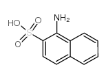 1-氨基萘-2-磺酸 结构式