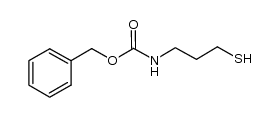 Carbamic acid, N-(3-mercaptopropyl)-, phenylmethyl ester 结构式