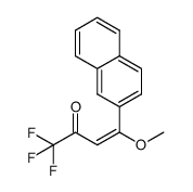 3-Buten-2-one, 1,1,1-trifluoro-4-methoxy-4-(2-naphthalenyl)- 结构式