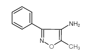 5-甲基-3-苯基-4-异恶唑胺 结构式