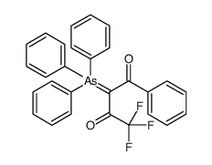 4,4,4-三氟-1-苯基-2-(三苯基亚砷基)-1,3-丁二酮 结构式