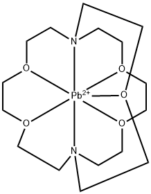Lead(2+), (4,7,13,16,21-pentaoxa-1,10-diazabicyclo[8.8.5]tricosane-κN1,κN10,κO4,κO7,κO13,κO16,κO21)- 结构式