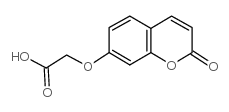 [(2-氧代-2H-苯并吡喃-7-基)氧基]乙酸 结构式