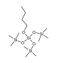 Trisiloxane, 3-butoxy-1,1,1,5,5,5-hexamethyl-3-[(trimethylsilyl)oxy]- (9CI) 结构式