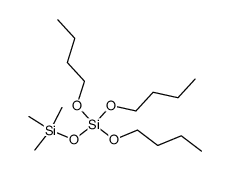 Disiloxane, 1,1,1-tributoxy-3,3,3-trimethyl- (9CI) 结构式