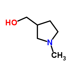 1-甲基-3-吡咯烷甲醇 结构式