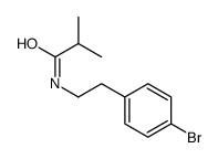 N-(4-溴苯乙基)异丁酰胺 结构式