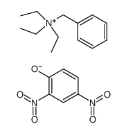 Benzenemethanaminium, N,N,N-triethyl-, salt with 2,4-dinitrophenol (1:1) 结构式