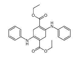 2,5-二苯胺基环己-1,4-二烯-1,4-二羧酸二乙酯 结构式